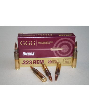 GGG cal.223 Rem SIERRA HPBT Matchking 69gr X20