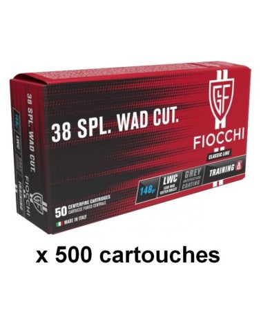 FIOCCHI cal.38 Spécial Wad Cutter X500