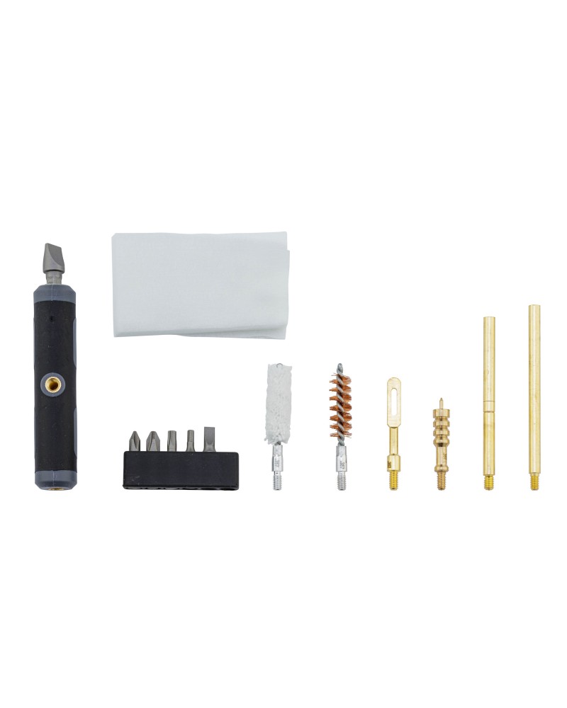 Kit De Nettoyage Arme Et Pistolet SUTTER Universel Avec Brosse Et étui Cuir