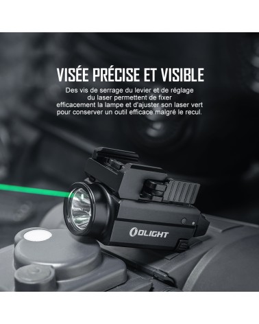 Olight Baldr S - Lampe Rail 1913 Ou GL Avec Laser Vert