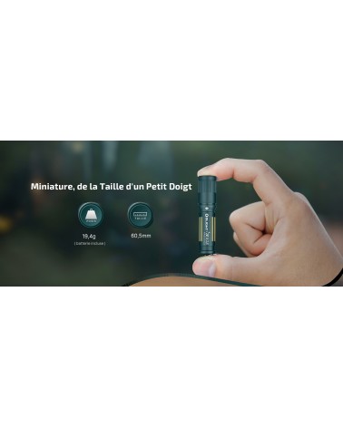 Olight i3E EOS - Mini Lampe LED Porte-clés 90 Lumens