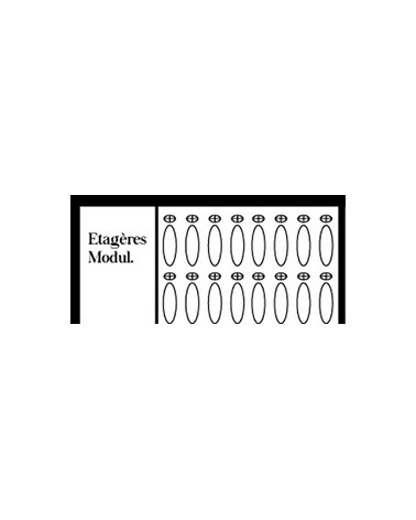 ARMOIRE FORTE ELITE GAPER 8 ou 16 ARMES + ÉTAGÈRES MODULABLES