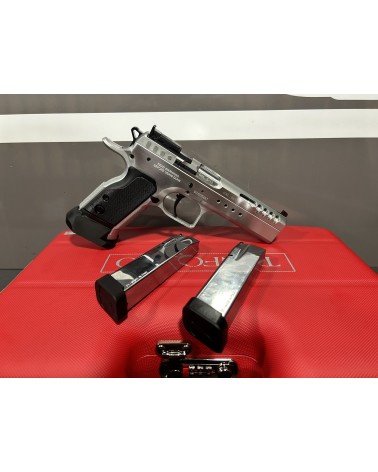 PISTOLET TANFOGLIO LIMITED CUSTOM 9X19 CHROMED OPTIC READY