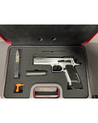 PISTOLET TANFOGLIO LIMITED CUSTOM 9X19 CHROMED OPTIC READY