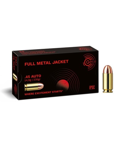 GECO cal.45 ACP FMJ Round Nose 230gr x50