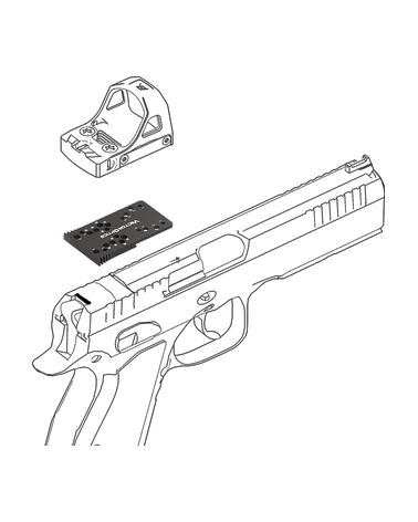 PLATINE VECTOR OPTICS POUR POINT ROUGE CZ SHADOW