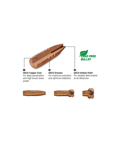 GECO cal.300 Win Mag STAR 165 grains - 10,7 grammes X20