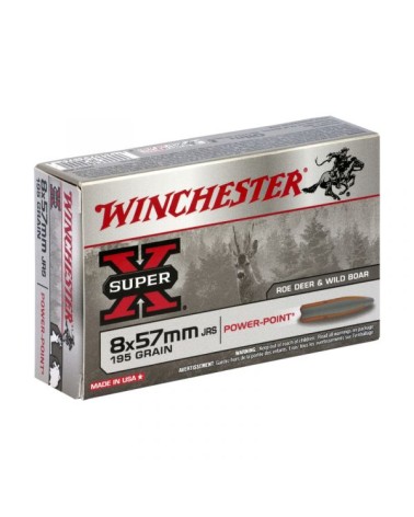 WINCHESTER Cal.8x57 Jrs Power Point 195 grains x20