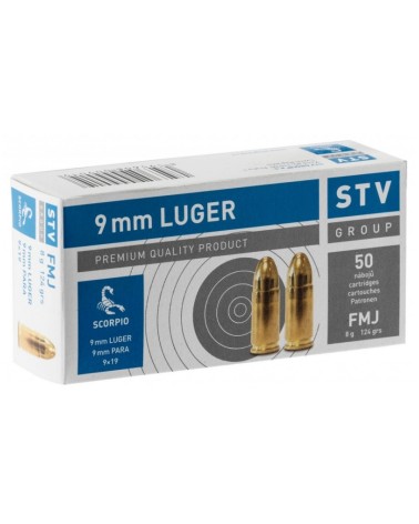 STV cal. 9x19 FMJ 124gr X500