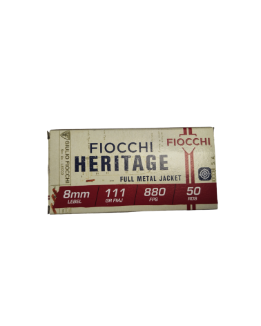 FIOCCHI CAL 8MM LEBEL - 111 GR FMJ