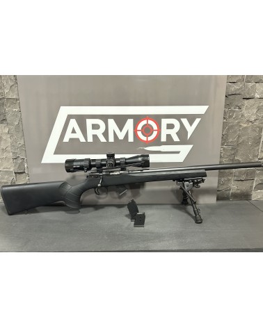 Pack CZ 457 Varmint Cal-22lr + 3 chargeurs, Lunette, Bipied, Housse/Bretelle, Kit de nettoyage