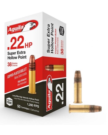 AGUILA 22lr Super Extra Cuivrée Pointe Creuse 38Gr x50