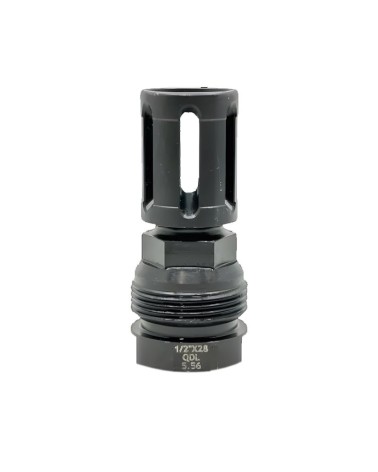 SILENT STEEL QD FLASH HIDER A1 1/2X28 STD RDS EN QD/L (GEN 3)