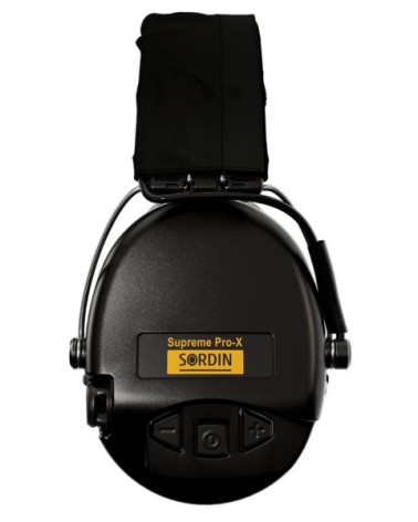 Casque électronique SORDIN Supreme Pro X Noir Gel
