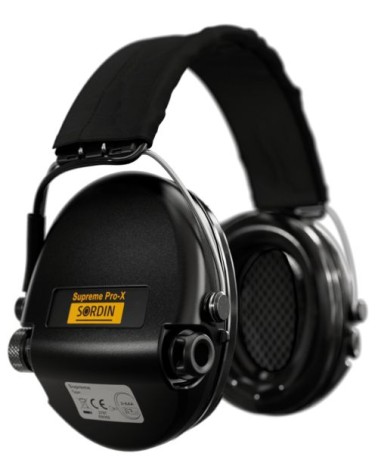 Casque électronique SORDIN Supreme Pro X Noir Gel
