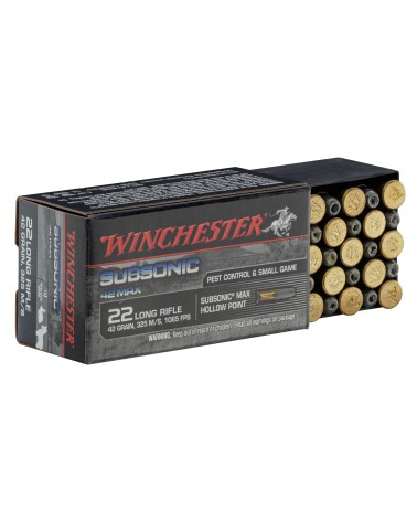 winchester SUBSONIC CAL. 22 LR 42 GRAINS