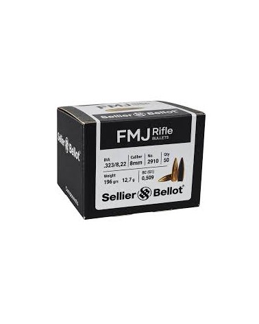 SELLIER BELLOT cal.8mm FMJ 196gr x50